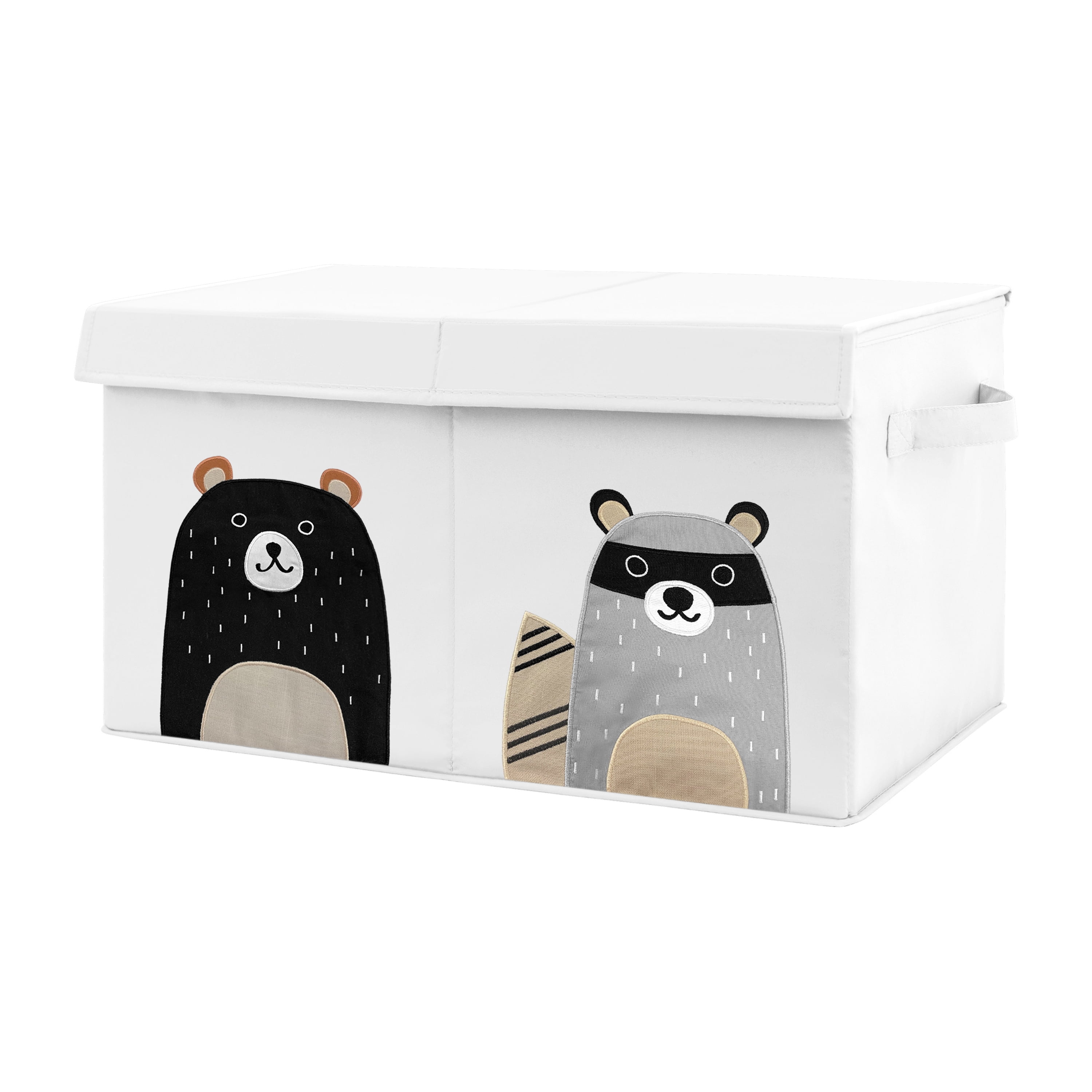 Woodland Pals Multicolor Fabric Kids' Foldable Storage Bins - Set of 2
