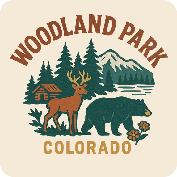 Woodland Park Colorado Keepsakes Souvenir Vinyl Sticker – Destination Travel Keepsake Collectible (3-Inches Wide)
