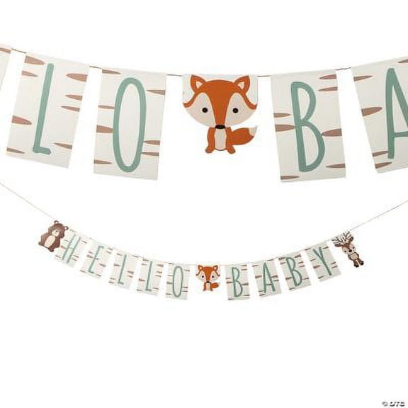 Woodland Party Baby Shower Garland, Baby, Party Decor, 1 Piece