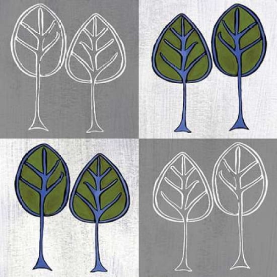Woodland Pattern II Canvas Art - Shanni Welsh (24 x 24)