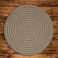 thumbnail image 1 of Colonial Mills Rug OL83R072X072 6 x 6 ft. Woodland All-Natural Round Braided Rug  Dark Natural, 1 of 7