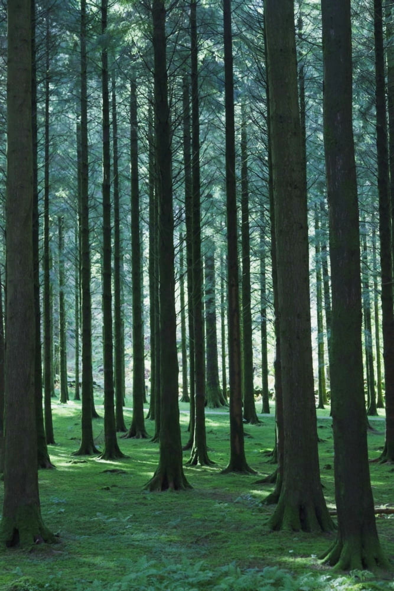 Woodland Scene In Gougane Barra Forest Park County Cork Republic of Ireland Canvas Art - Ken Welsh Design Pics (12 x 19)