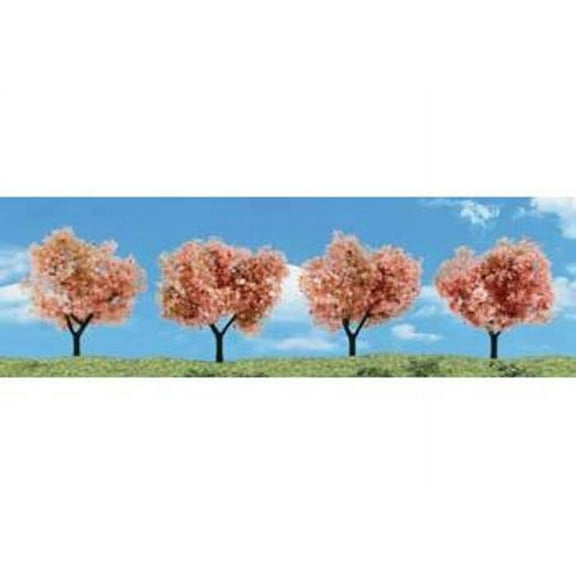Woodland Scenics 4-Pack Flowering Trees