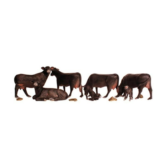 Woodland Scenics A2217 Black Angus Cows N WOOA2217