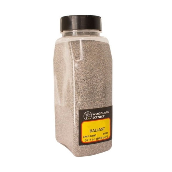 Woodland Scenics B1394 Ballast Medium Gray Blend 32 oz WOOB1394