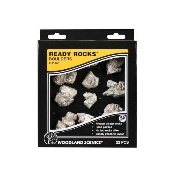 Woodland Scenics C1142 Ready Rocks Boulder Rocks
