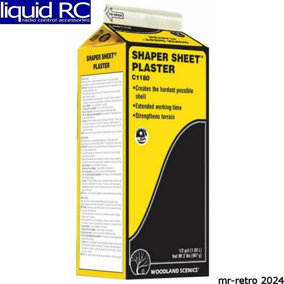 Woodland Scenics C1180 Shaper Sheet Plaster