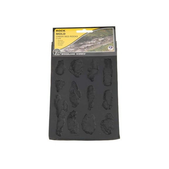 Woodland Scenics C1246 Rock Form Creek Bed Rocks