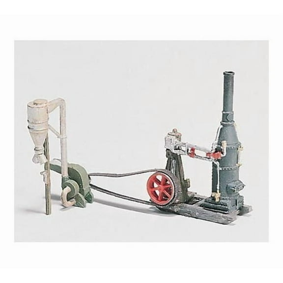 Woodland Scenics D229 HO Scenic Details Steam Engine and Hammer Mill Kit