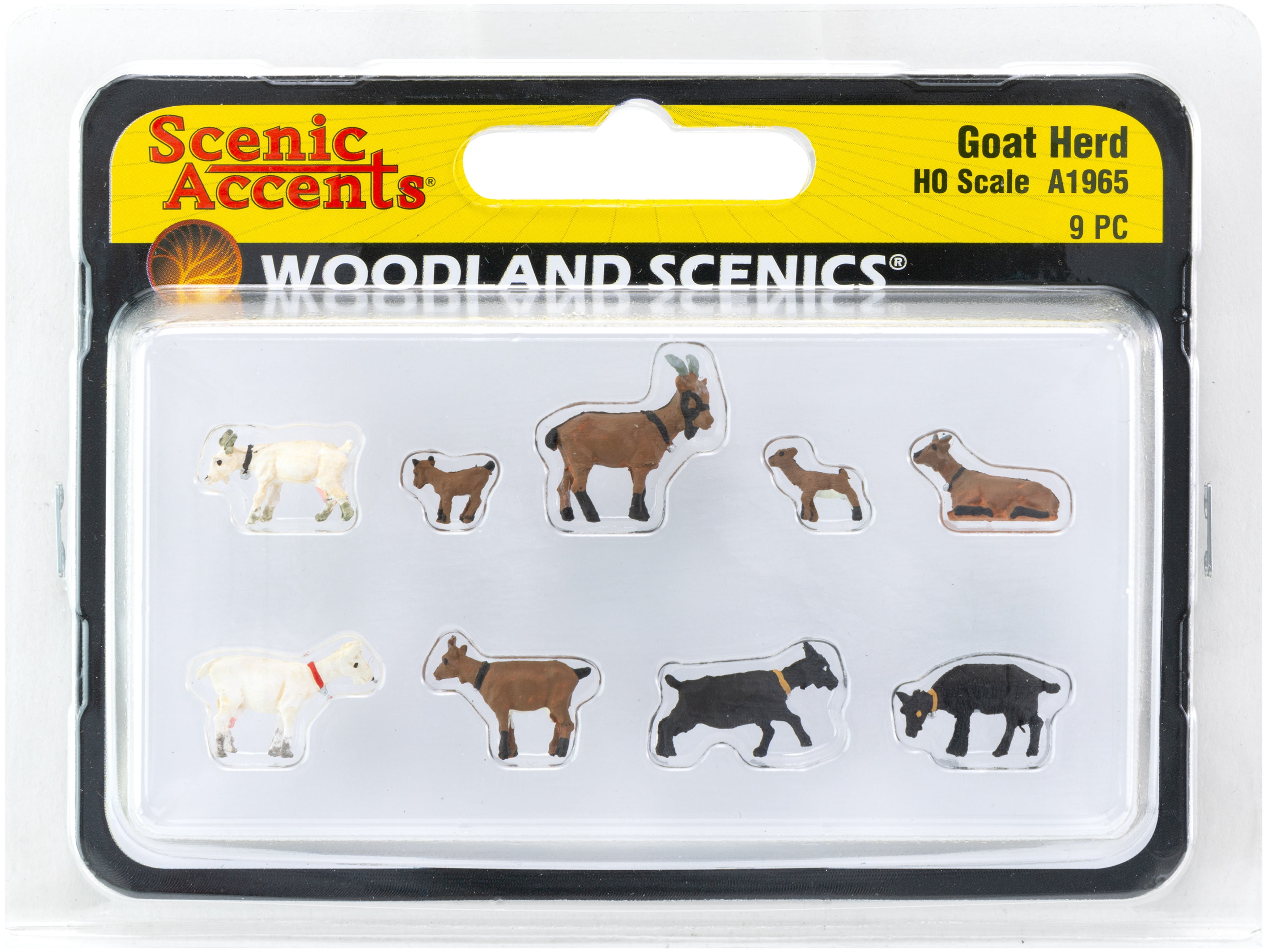 Woodland Scenics HO Scale Farm Horses - Hand Painted Model Railroad Figures - View #2