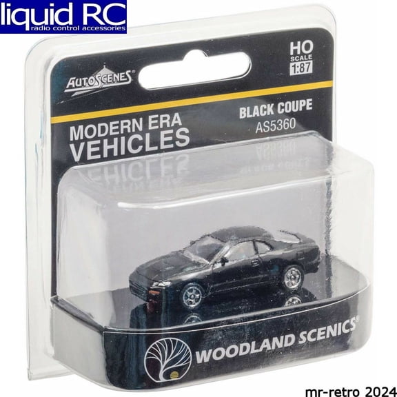 Woodland Scenics AS5360 HO Black Coupe