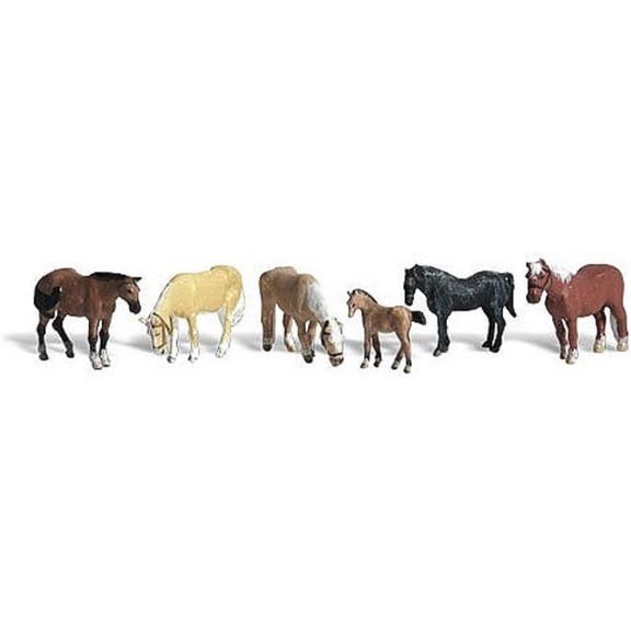 Woodland Scenics HO Farm Horses WOOA1862