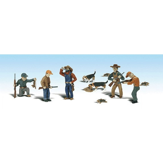 Woodland Scenics HO Rabbit Hunt WOOA1903 HO Figures