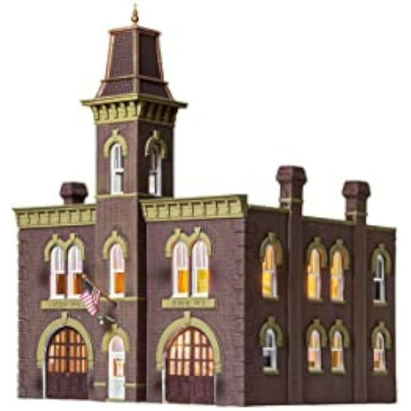 Woodland Scenics HO Scale Built-Up Building/Structure Firehouse