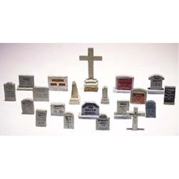 woodland scenics ho scale scenic details 20 tombstones