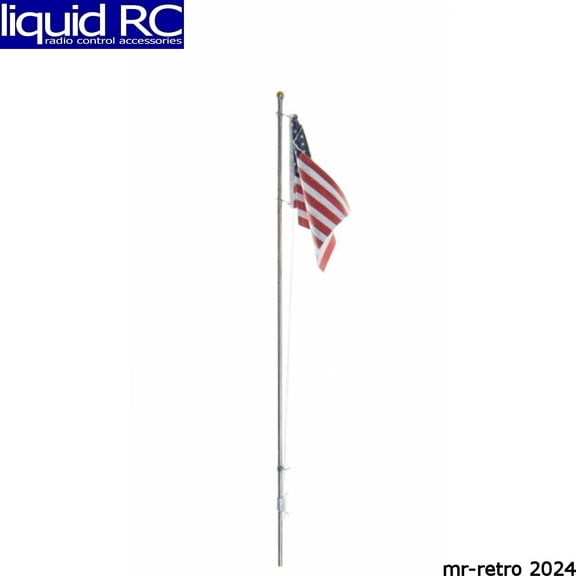 Woodland Scenics JP5951 Medium Us Flag Pole