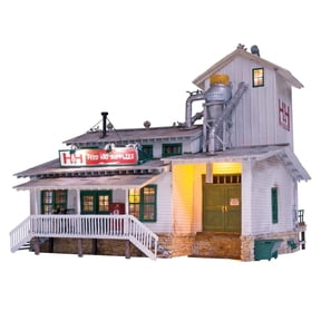 Woodland Scenics Landmark Structures Built Ready HH Feed Mill, N Scale