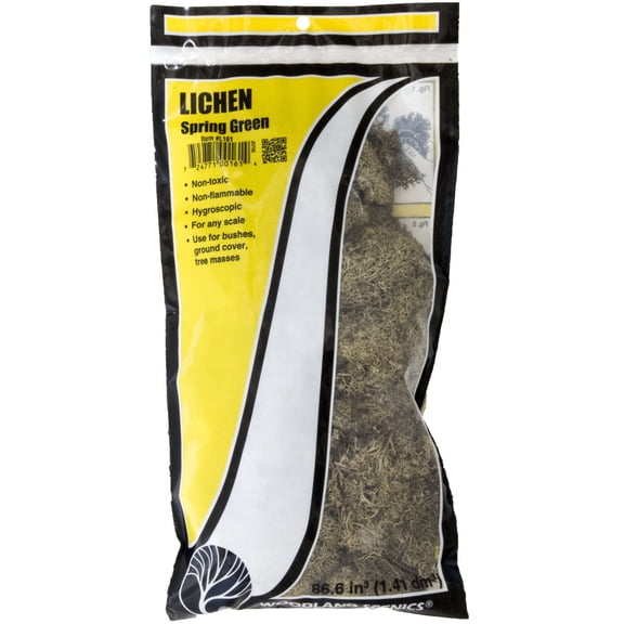 Woodland Scenics Lichen Groundcover, Spring Green