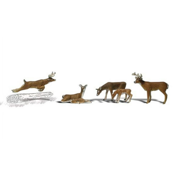 Woodland Scenics N Deer WOOA2185 N Figures