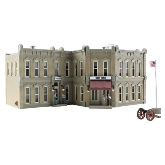Woodland Scenics N Scale Built-Up Building/Structure Municipal Building