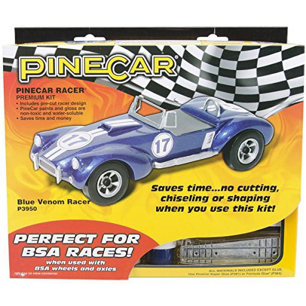 WOODLAND SCENICS PINECAR - Pinewood Derby Race Car Deluxe Turbo Funnycar  (P371) 724771003717 B0006N6R62