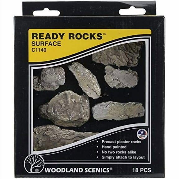 Woodland Scenics Ready Rockssurface 18Pkg