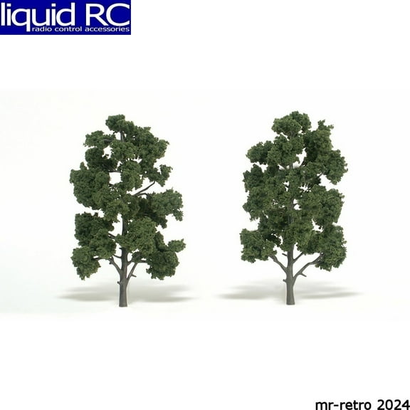 Woodland Scenics TR1519 Pre-Assembled Tree Medium Green 8-9 (2)