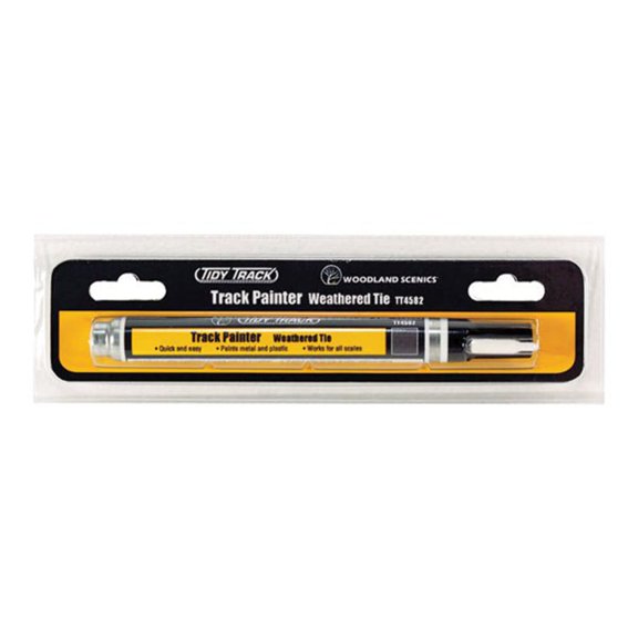 Woodland Scenics TT4582 Tidy Track Track Painter Weathered Tie WOOTT4582