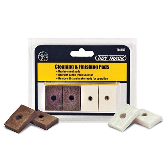 Woodland Scenics Tidy Track Cleaning & Finishing Pads (16)
