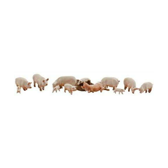 Woodland Scenics Yorkshire Pigs New