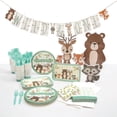 thumbnail image 1 of Woodland Tableware Kit for 24 Guests, Party Supplies, Birthday, 245 Pieces, 1 of 1