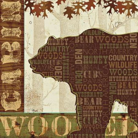Woodland Words II Canvas Art - Pela Studio (24 x 24)