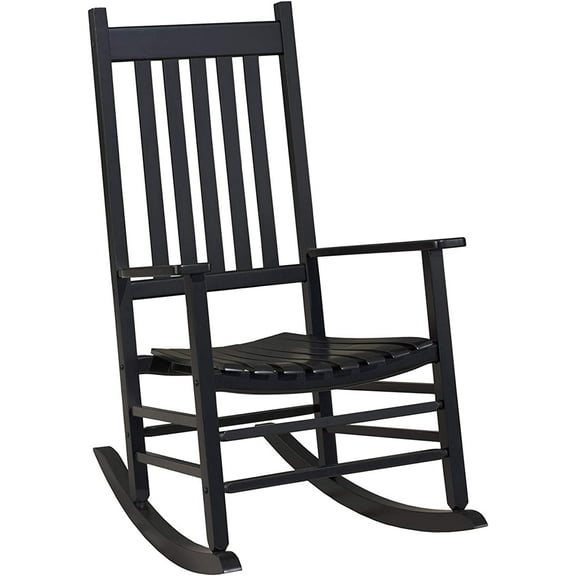 Woodlawn&Home, 100033, Mission Style Rocking Chair, Color: Black
