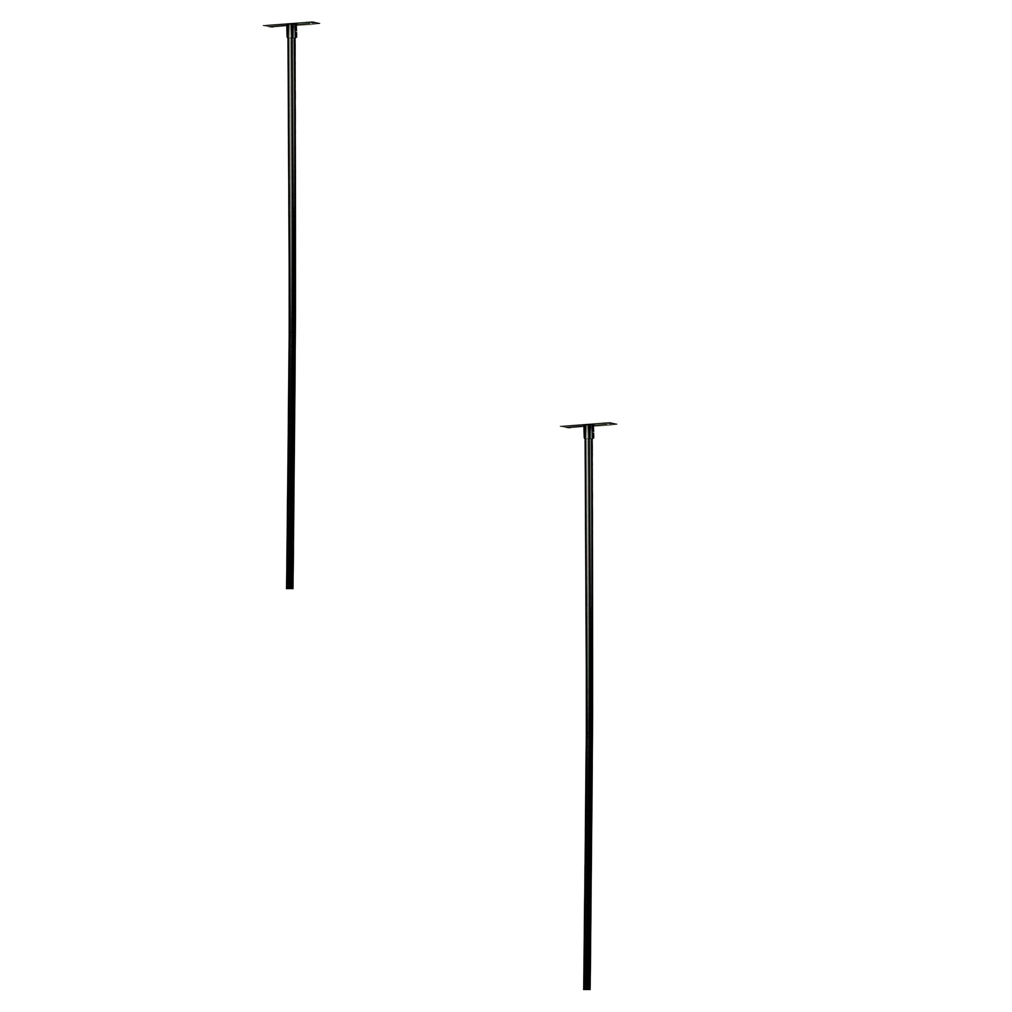 Woodlink 25276 HDPOLE 3 Pc 72" Bird Feeder Birdhouse Mounting Pole Kit (2 Pack)
