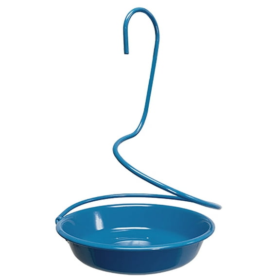 Woodlink Metal Spiral Mealworm Feeder, Blue