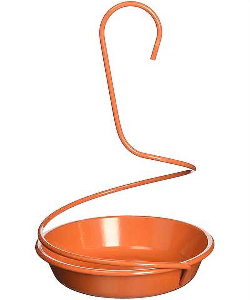 Metal Mealworm Feeder - Orange