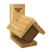 Woodlink Western Cedar Mason Bee House w/Replaceable Tubes