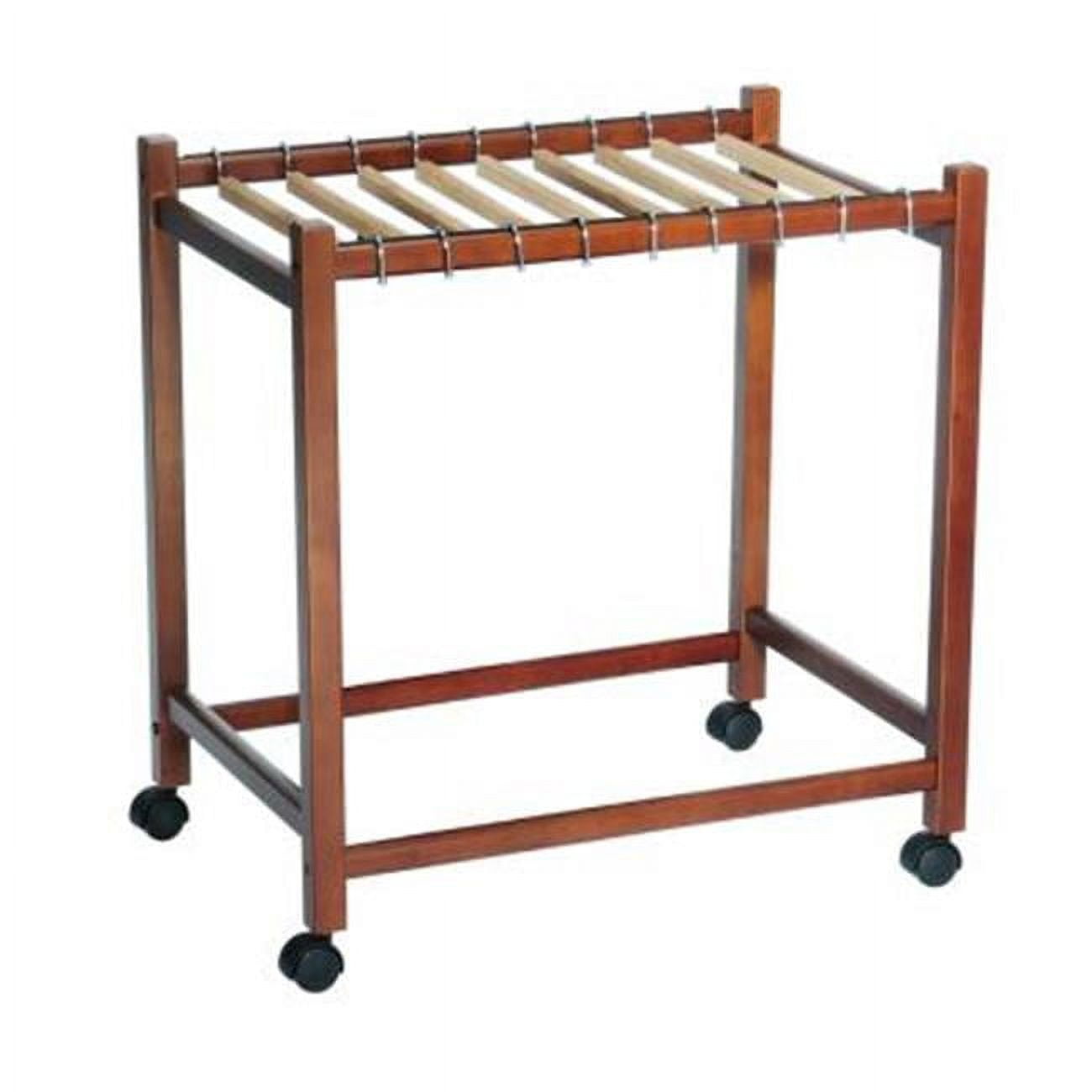 Woodlore 82063 Compact Rolling Pant Trolley with Cedar Hangers