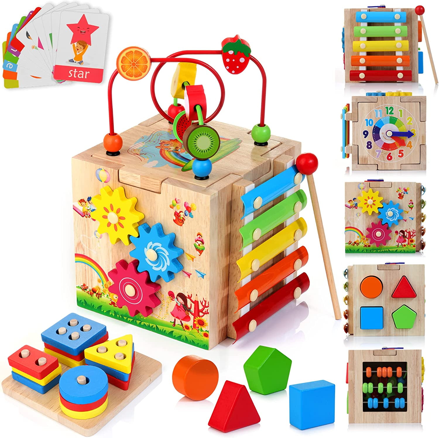 Montessori Mama Baby Activity Cube Montessori Toys for 1 Year Old +  Learning Toys for 1+ Year Old Activity Center for Baby, Toddler Educational  Toys for 12-18 Months, 1st Birthday Girl Gifts Boys - Yahoo Shopping