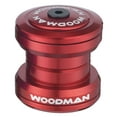 thumbnail image 1 of Woodman Axis SL Comp Bicycle Headset 1-1/8" RED Alloy Road Mountain Fixed, 1 of 1