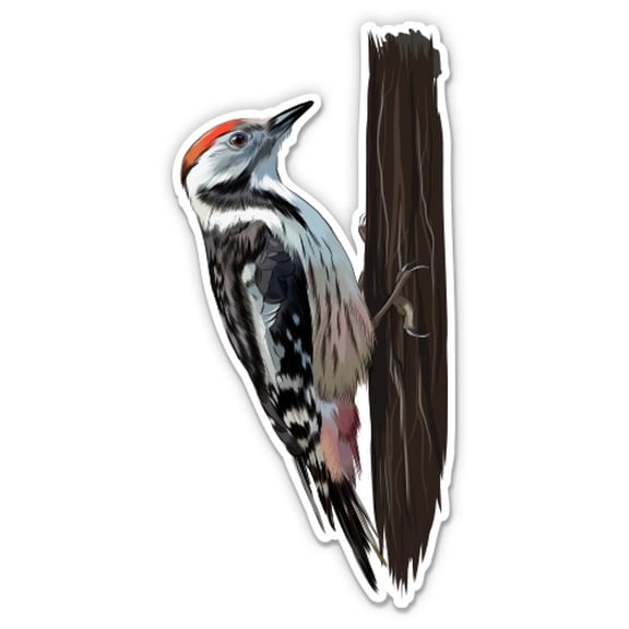 Woodpecker - 3" Vinyl Sticker - For Car Laptop Water Bottle Phone - Waterproof Decal