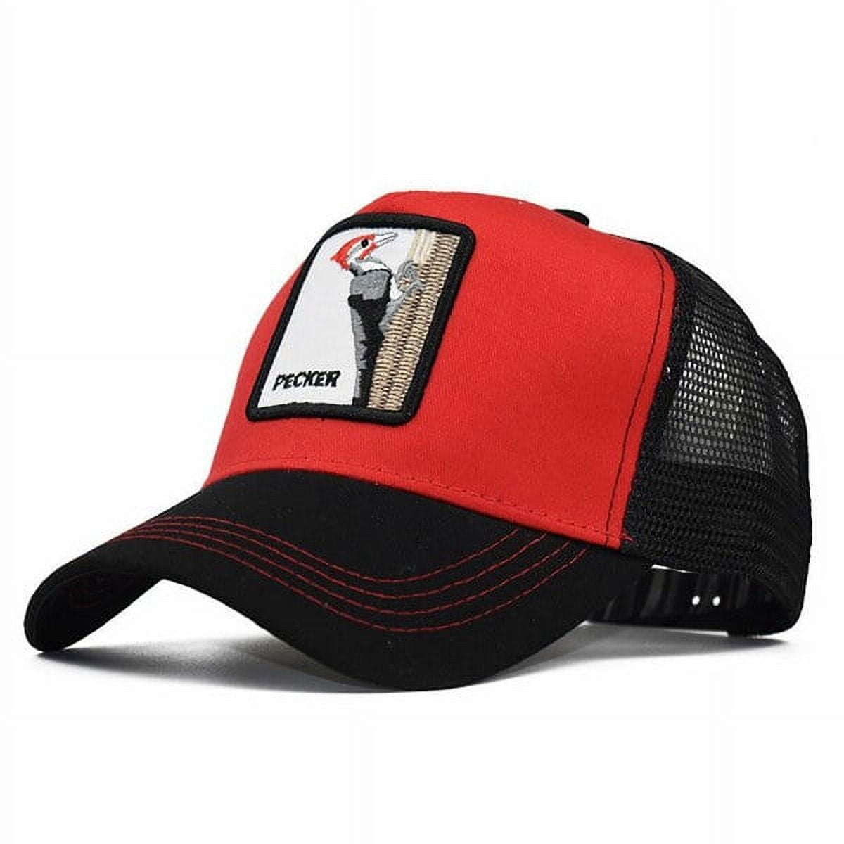 Woodpecker Barnyard Animal Trucker Snapback - Walmart.com