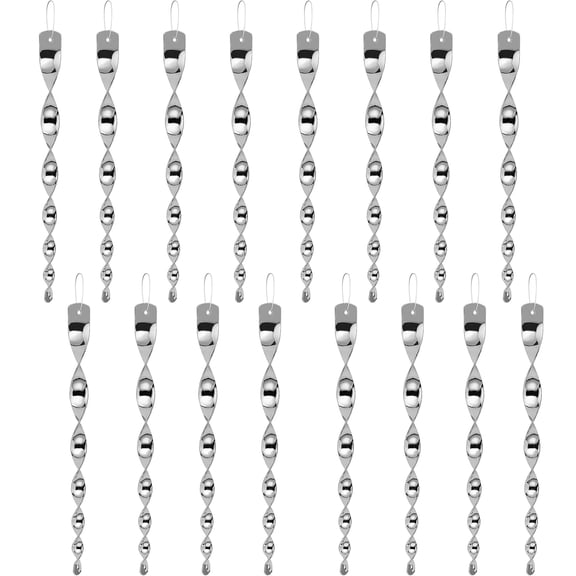 Woodpecker Bird Scare Devices,Reflective Scare Rods Control Device to Keep Birds Away from Patio Pool(Christmas Reflective Strip Hanging Home as Decoration