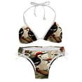 thumbnail image 1 of Woodpecker Detachable Sponge Adjustable Strap Bikini Set Two-Pack Bikinis,Swimsuits,Beachwear, 1 of 6