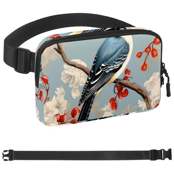 Woodpecker Fanny Pack for Women and Men,Waist Bags, Running Waist Bag, Large Pouch & Adjustable Strap,Waterproof ,for Gym,Jogging, Cycling, Traveling, Fitness, Hiking