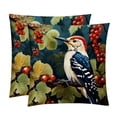 thumbnail image 1 of Woodpecker Luxurious Velvet Throw Pillow Inserts with Unique Patterns - Set of 2 Chair Pillow Covers - Available in 16x16, 18x18, 20x20 Inches for All Occasions, 1 of 6