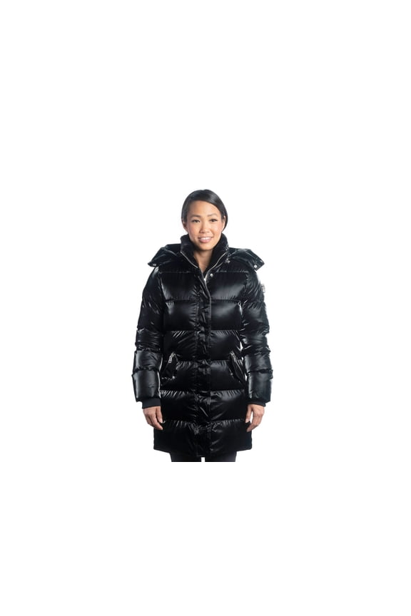 Penguin Long Coat - Women's, All Wet Black, Small