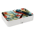 thumbnail image 1 of Woodpecker Portable PU Leather Jewelry Organizer Box with Removable Compartment, 1 of 6