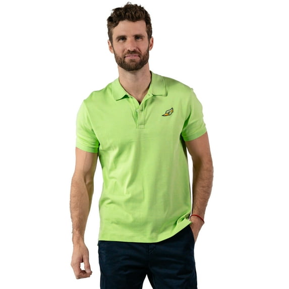 Woodpecker Premium Men's Polo Golf Shirt. 100% Peruvian Cotton Made in Peru With The Finest Cotton. Green color. Size XXXL