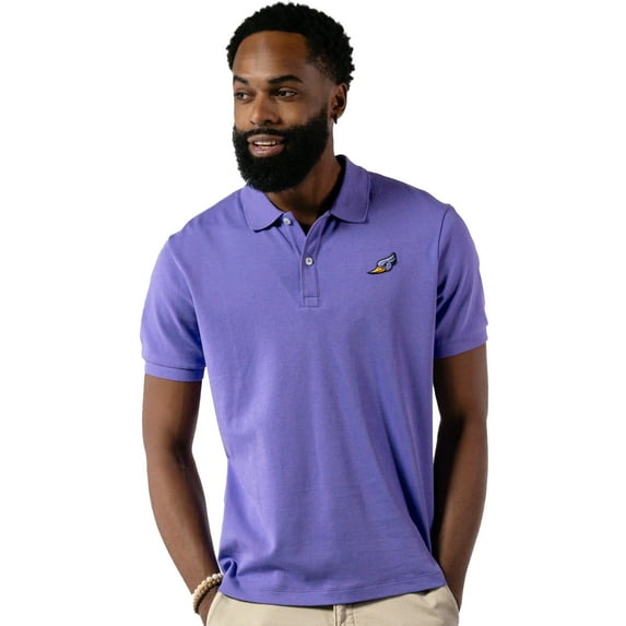 Woodpecker Premium Men's Polo Golf Shirt. 100% Peruvian Cotton Made in Peru With The Finest Cotton. Purple Violet Color. Size XXXL